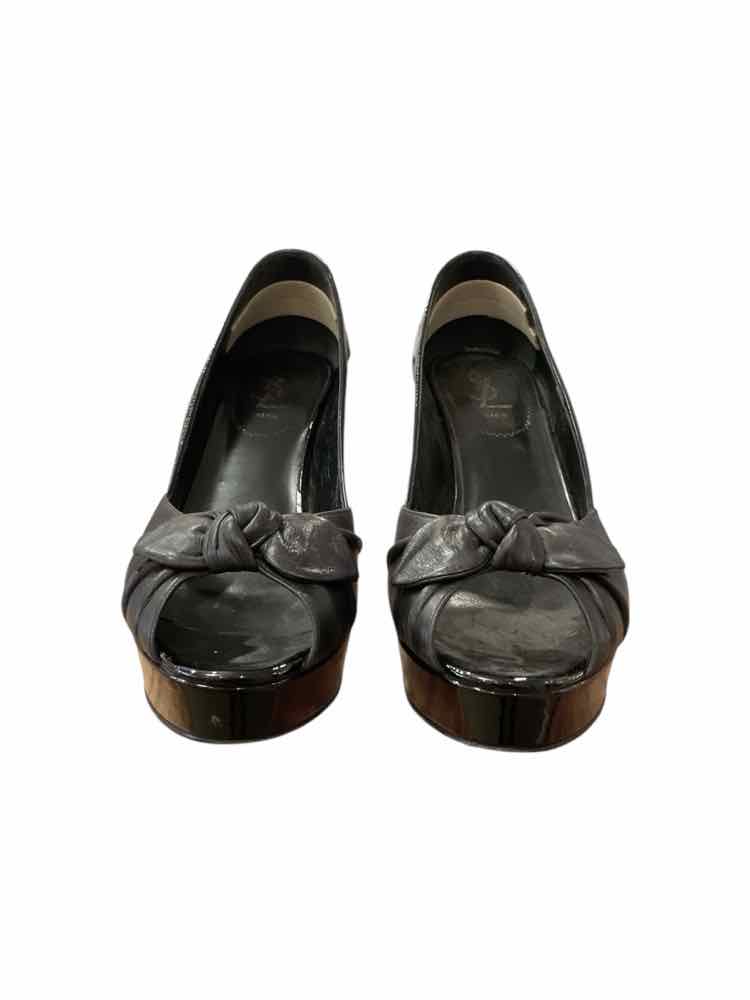 YSL Size 38.5 Black Shoes