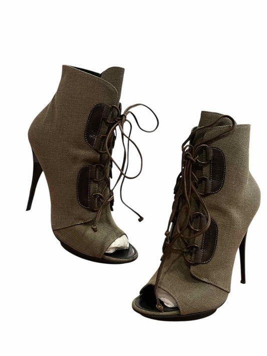 GUISEPPE ZANOTTI Size 41 green/brn BOOT