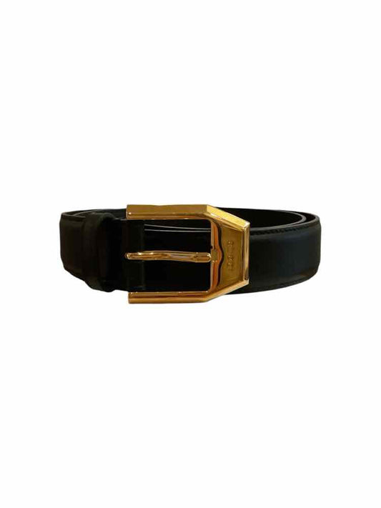GUCCI Size 80 black/gold Belt