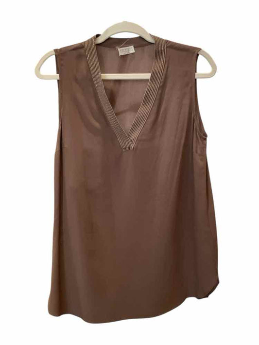 Brunello Cucinelli Size Medium BROWN Blouse