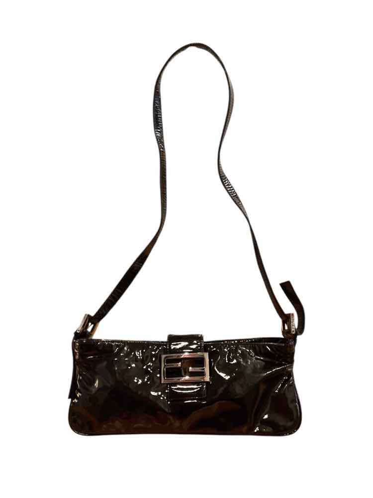 Fendi Size Long black patent Purse