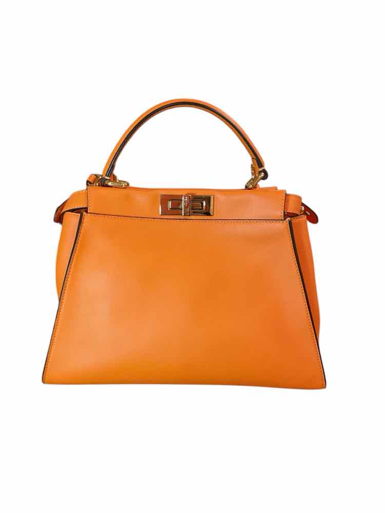 Fendi Size Medium Orange Purse