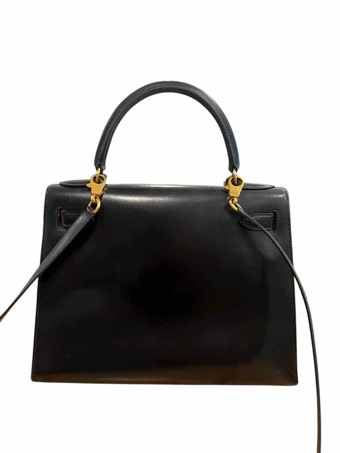 Hermes Size 28 black/gold Purse