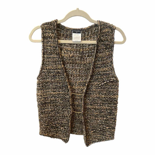 Chanel Size 40 blk/brn VEST