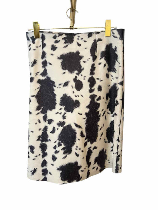 BURBERRY Size 44 BLK/WH Skirt