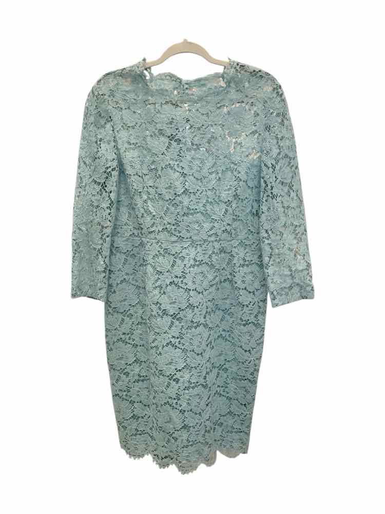 Valentino Size 10 Wedgewood blue Cocktail – Encore Consignment Boutique