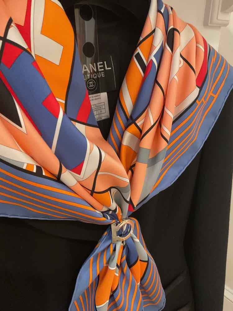 Ferragamo Silver Scarf Ring