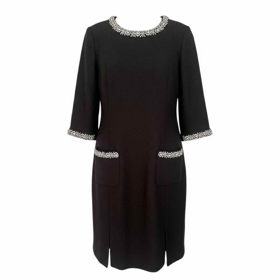 Rickie Freeman for Teri Jon Size 12 Black Cocktail