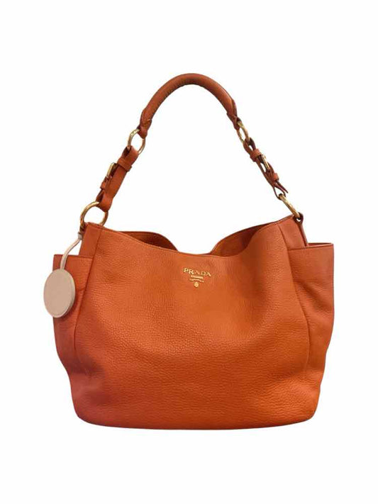 Prada Size Large Orange Purse