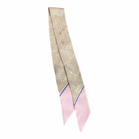 GUCCI Size Small PK/GR/CR Scarf