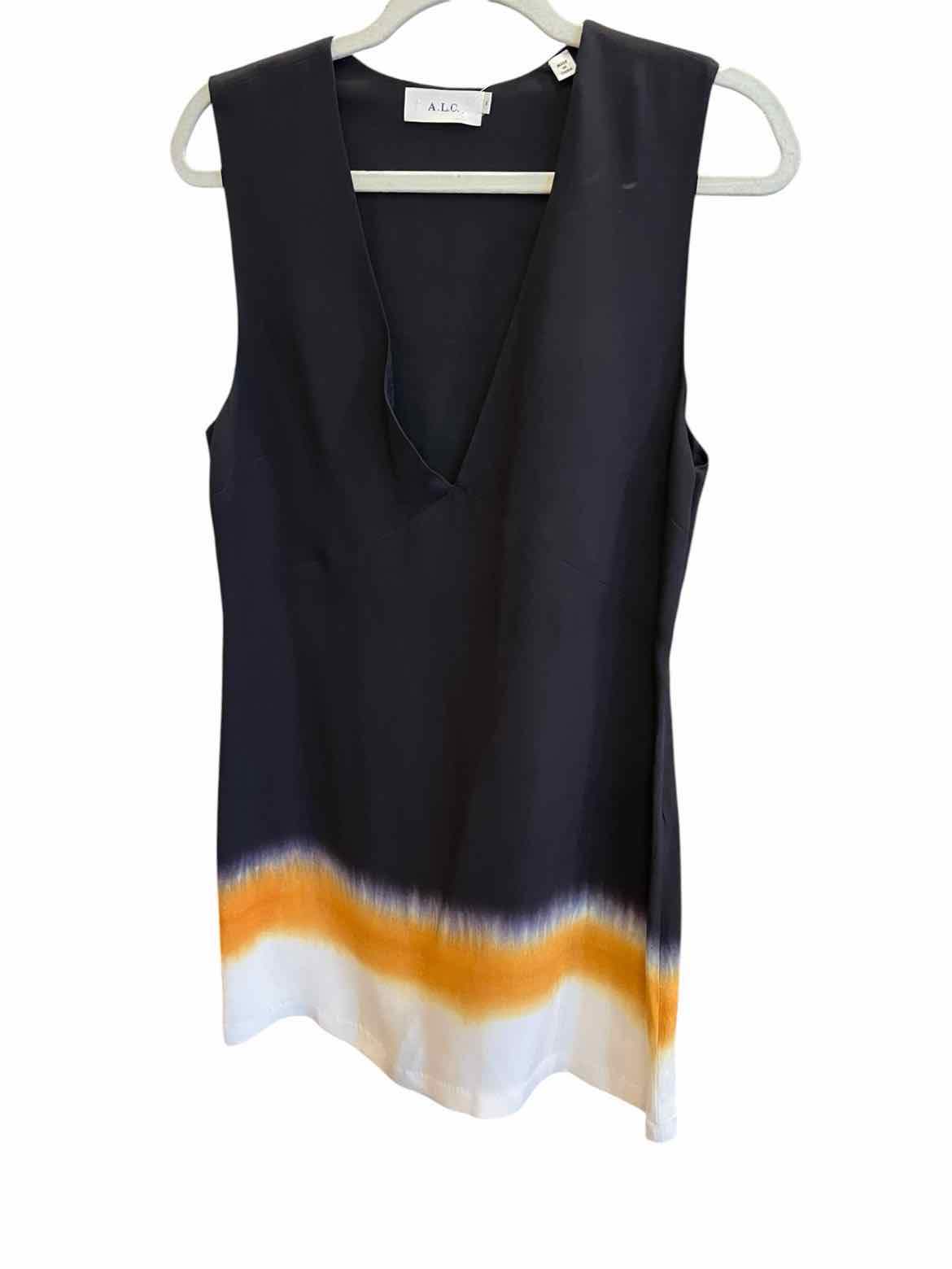 ALC Size 8 blk/or/cr Dress – Encore Consignment Boutique