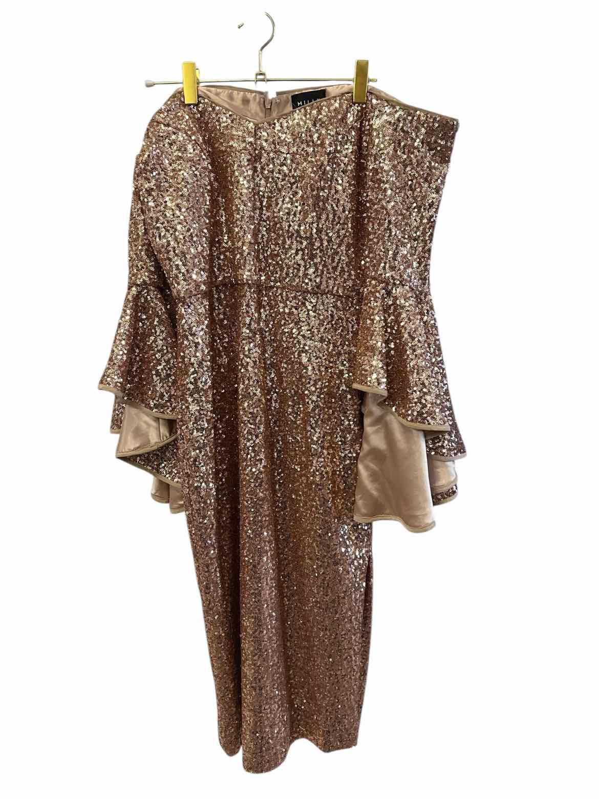 MILLY Size 10 ROSE GOLD Cocktail – Encore Consignment Boutique