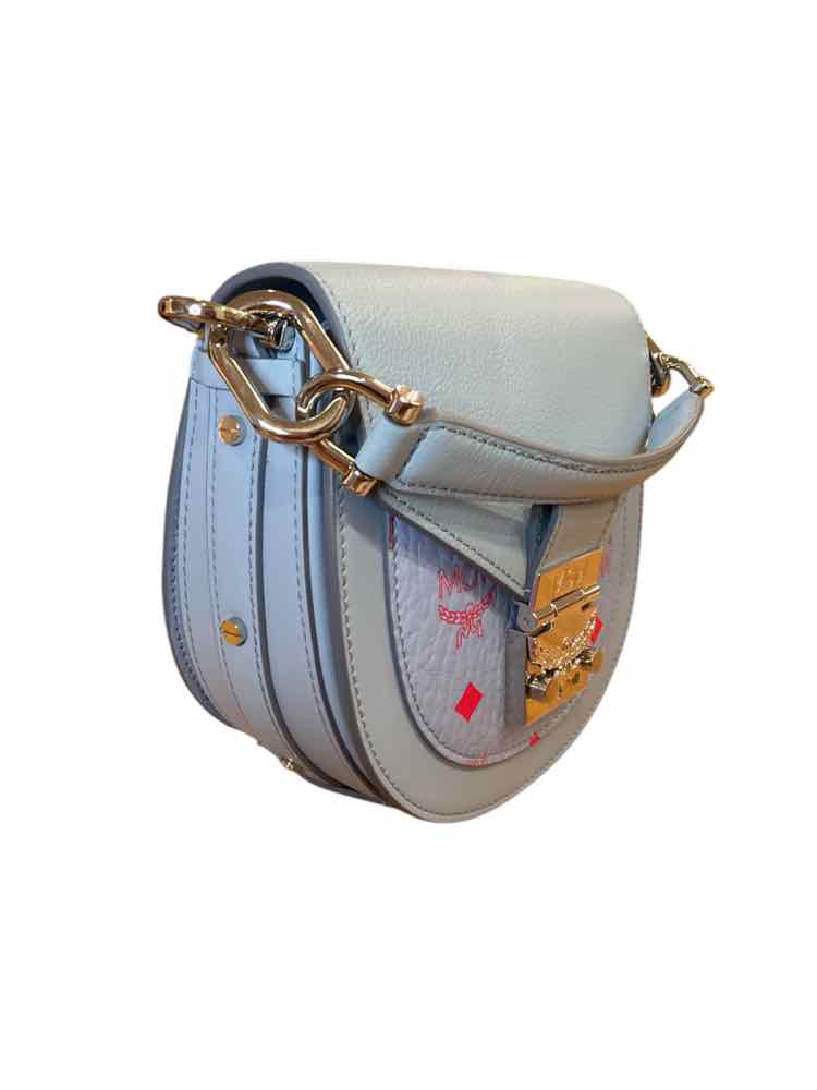 MCM Size Small Blue Bell Purse