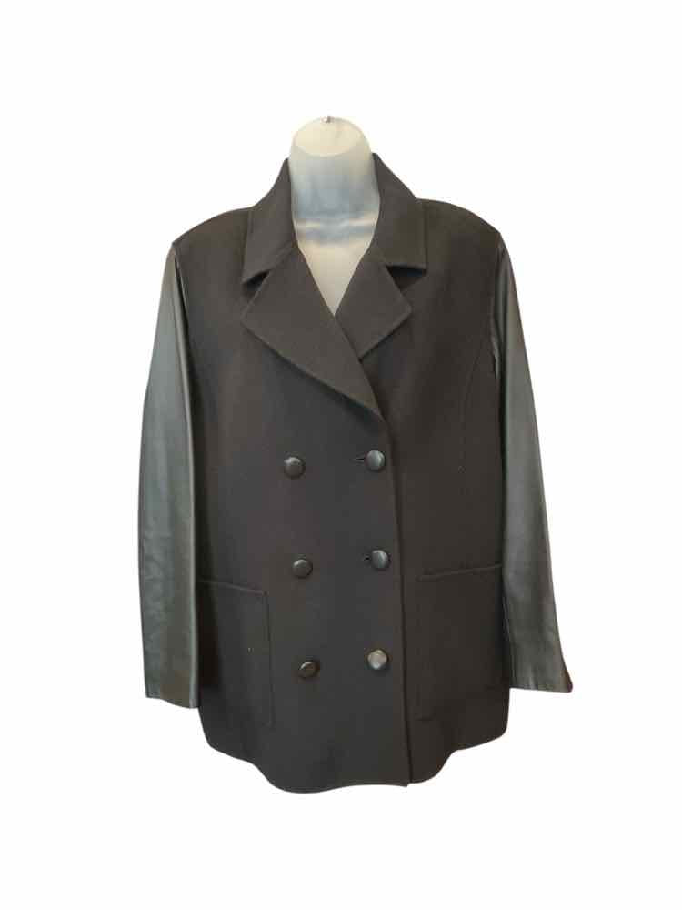 ST JOHN Size 16 Black Coat