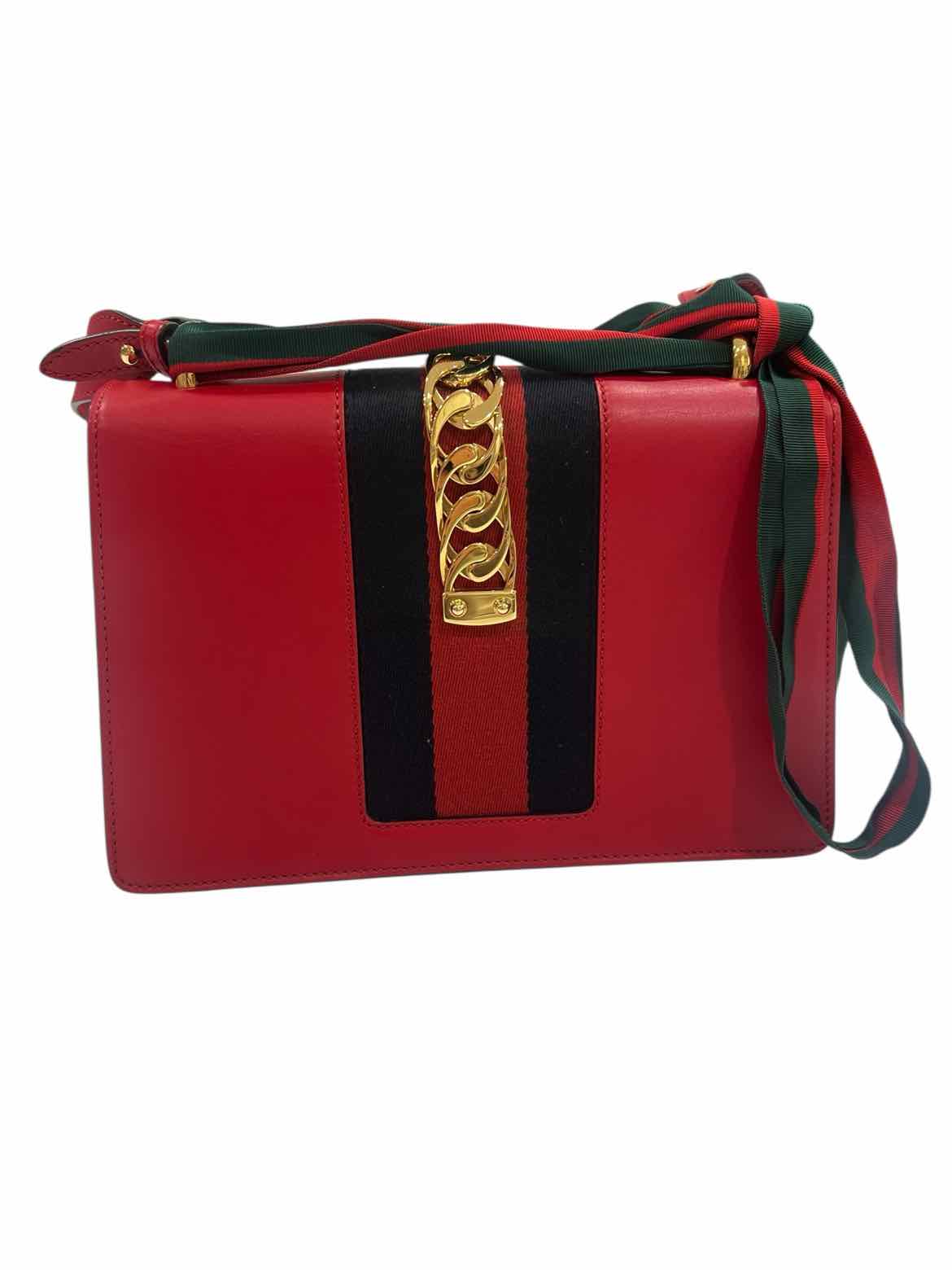 GUCCI Hibiscus Red Purse