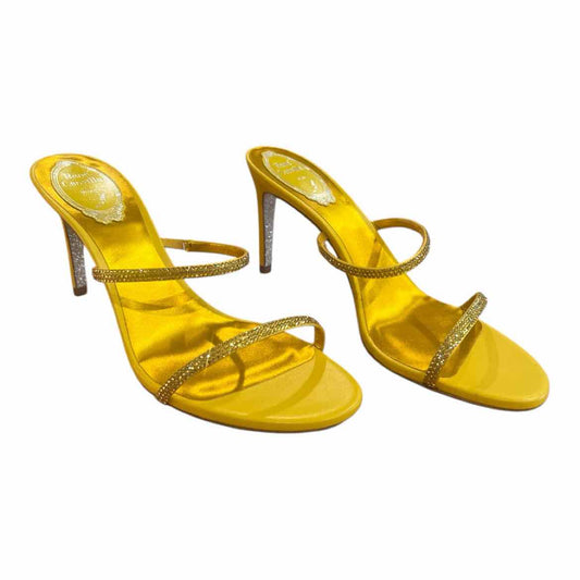 RENE CAOVILLA Size 38.5 Yellow Shoes