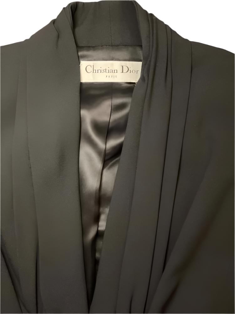 CHRISTIAN DIOR Size 8 Black suit