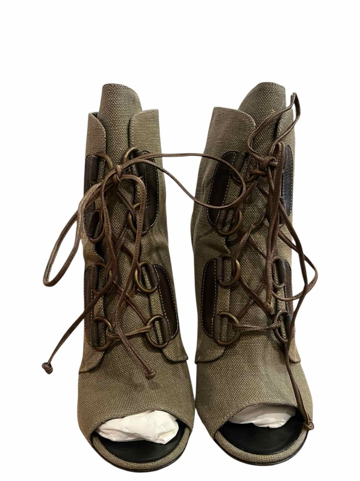 GUISEPPE ZANOTTI Size 41 green/brn BOOT