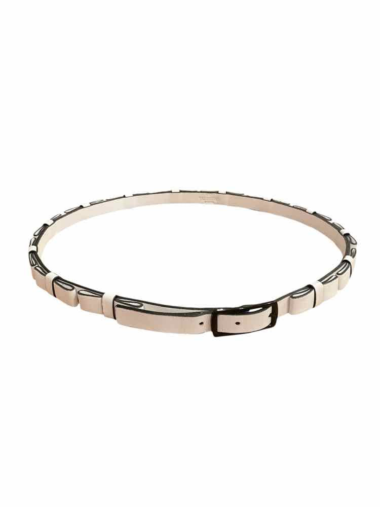 Valentino Size 85 White Belt