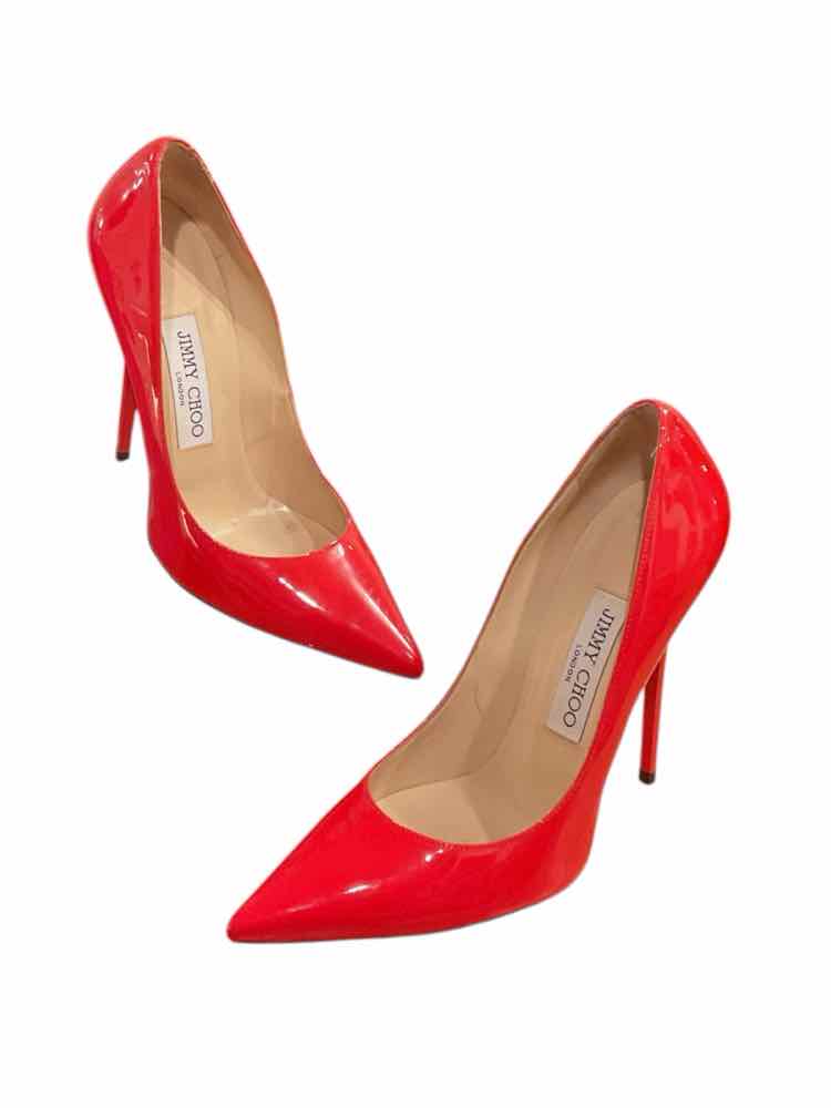 JIMMY CHOO Size 36.5 red orange Shoes – Encore Consignment Boutique