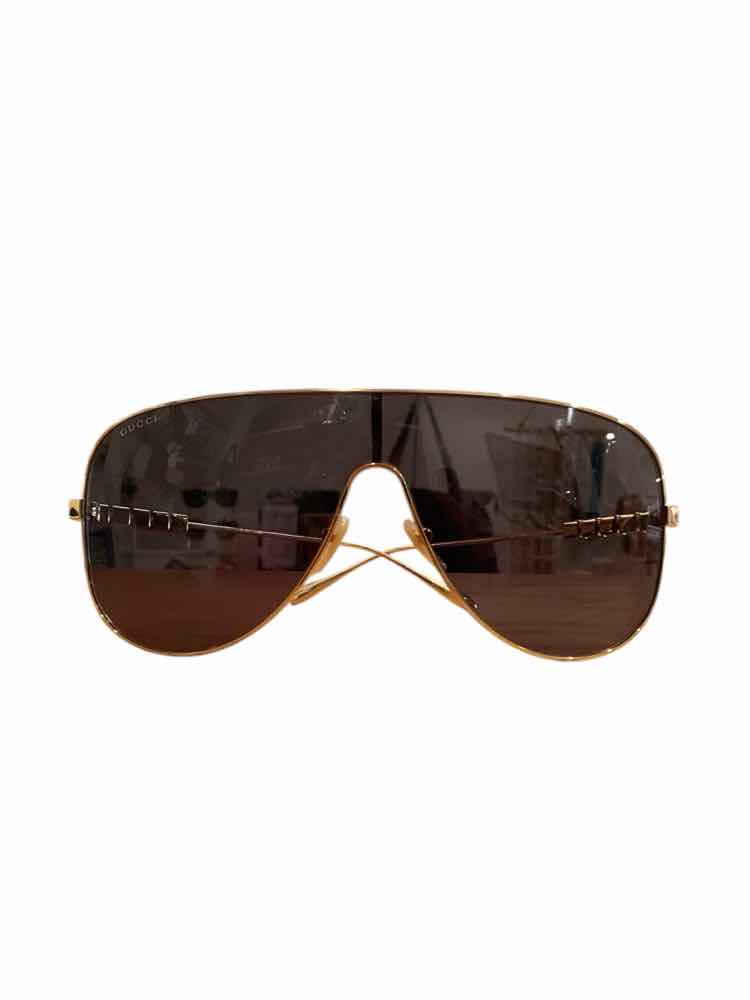 GUCCI gold sunglasses