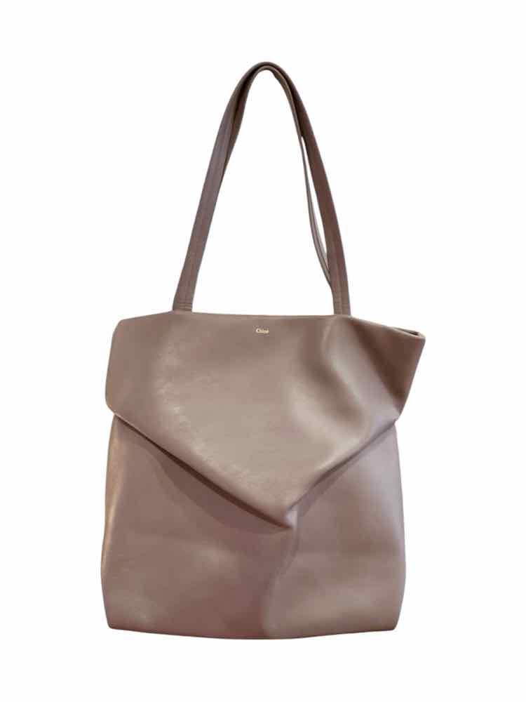 CHLOE Size Large Grey Purse