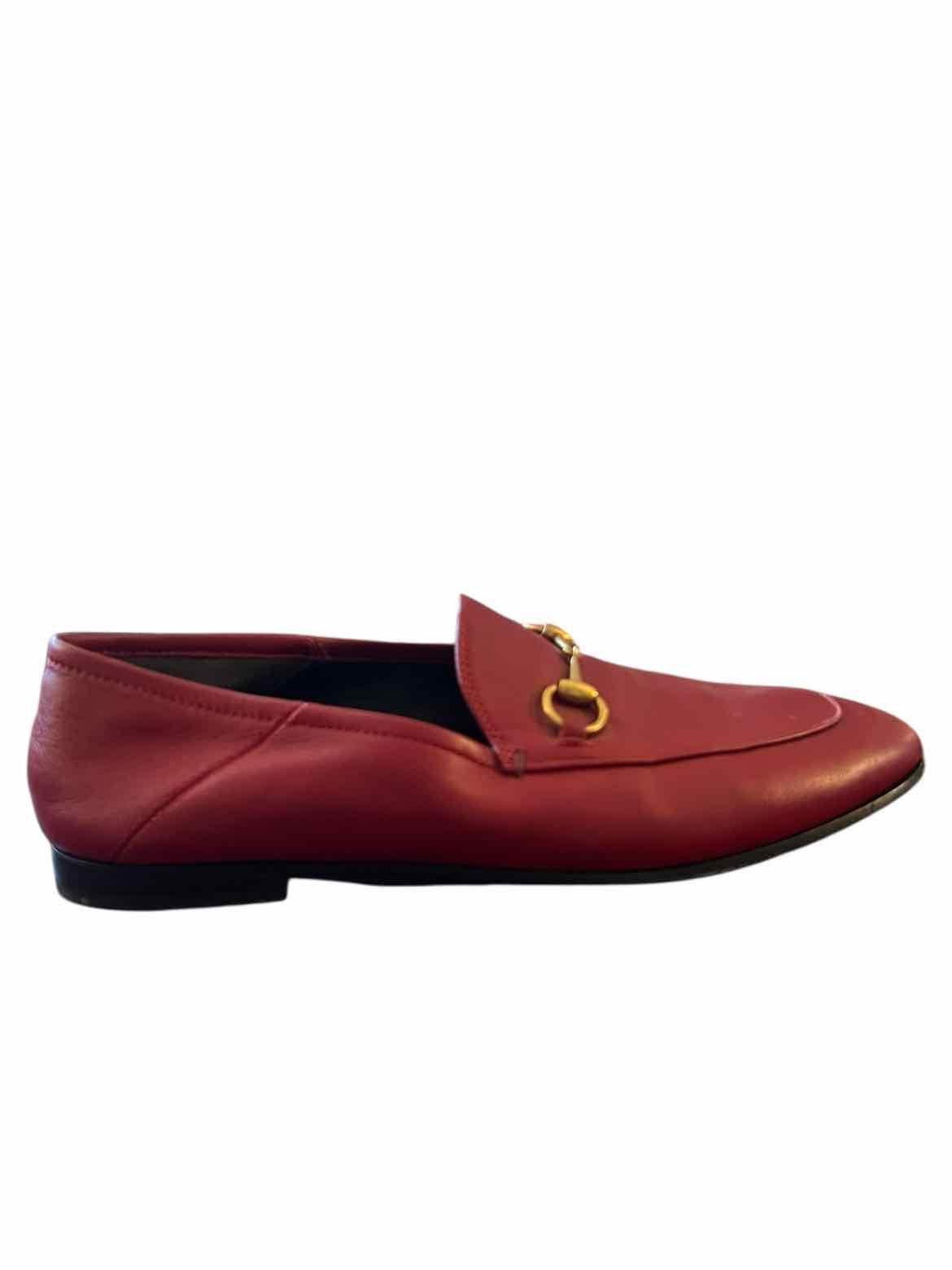 GUCCI Size 38 Burgundy Shoes