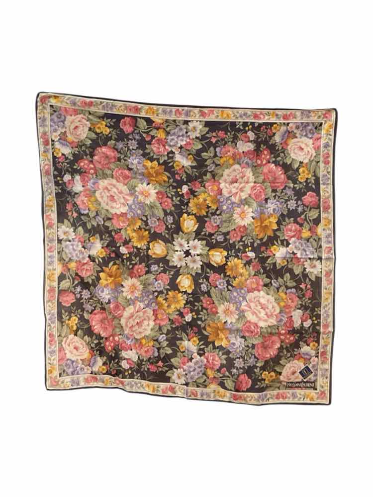 YSL Size Small FLORAL Scarf