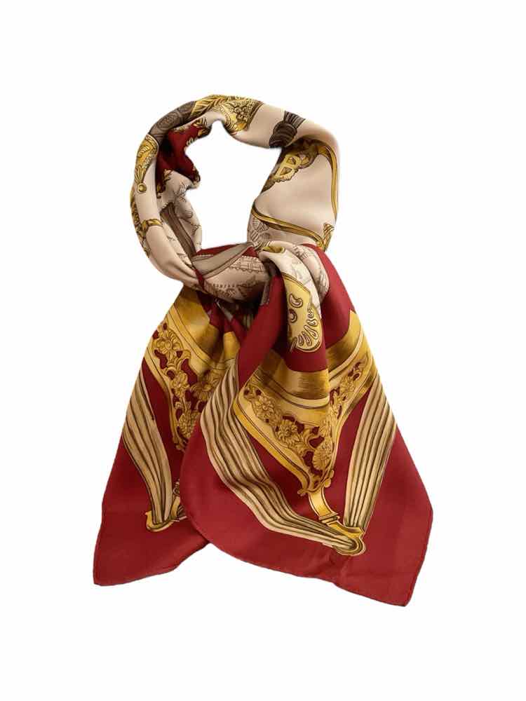 Hermes Size 90 BRN/CR Scarf
