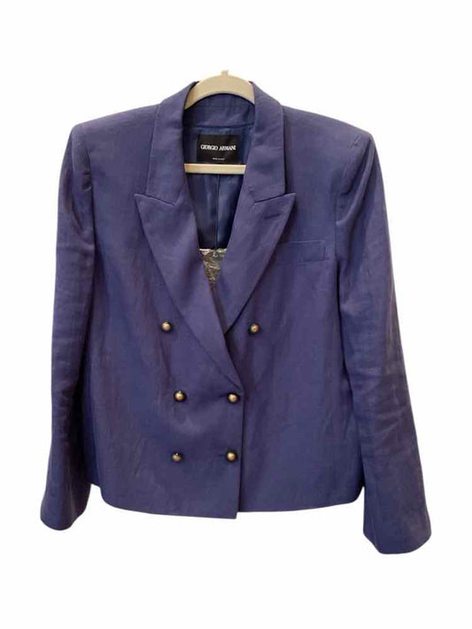 GIORGIO ARMANI Size 48 PURPLE BLAZER