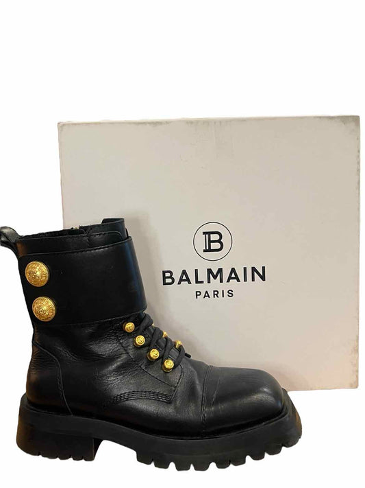 Balmain Size 39 Black BOOT