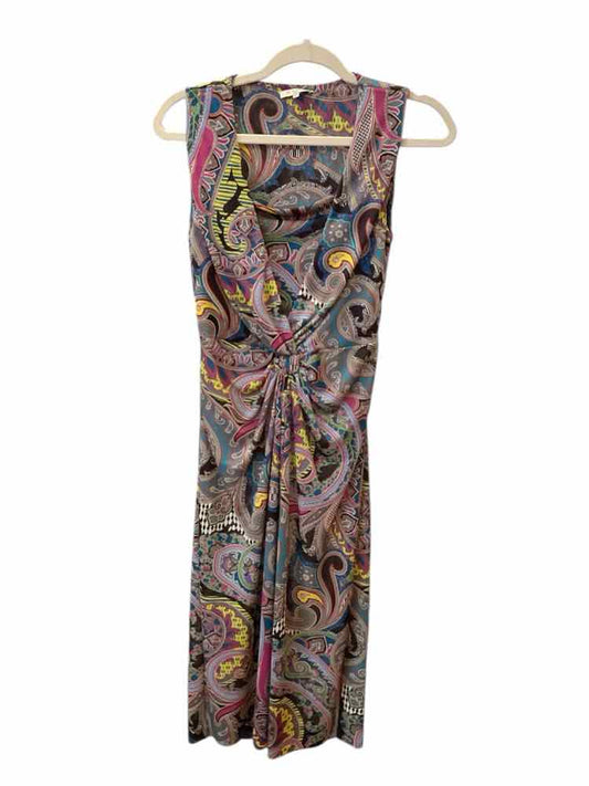 ETRO Size 44 grey multi Dress