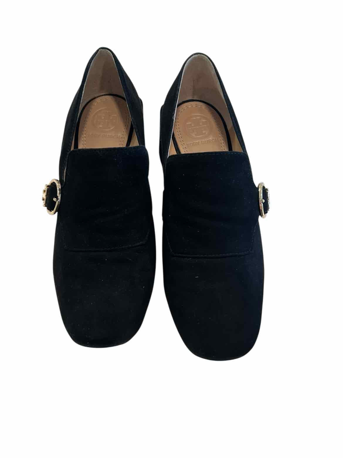 Tory Burch Size 5.5 black/gold Shoes