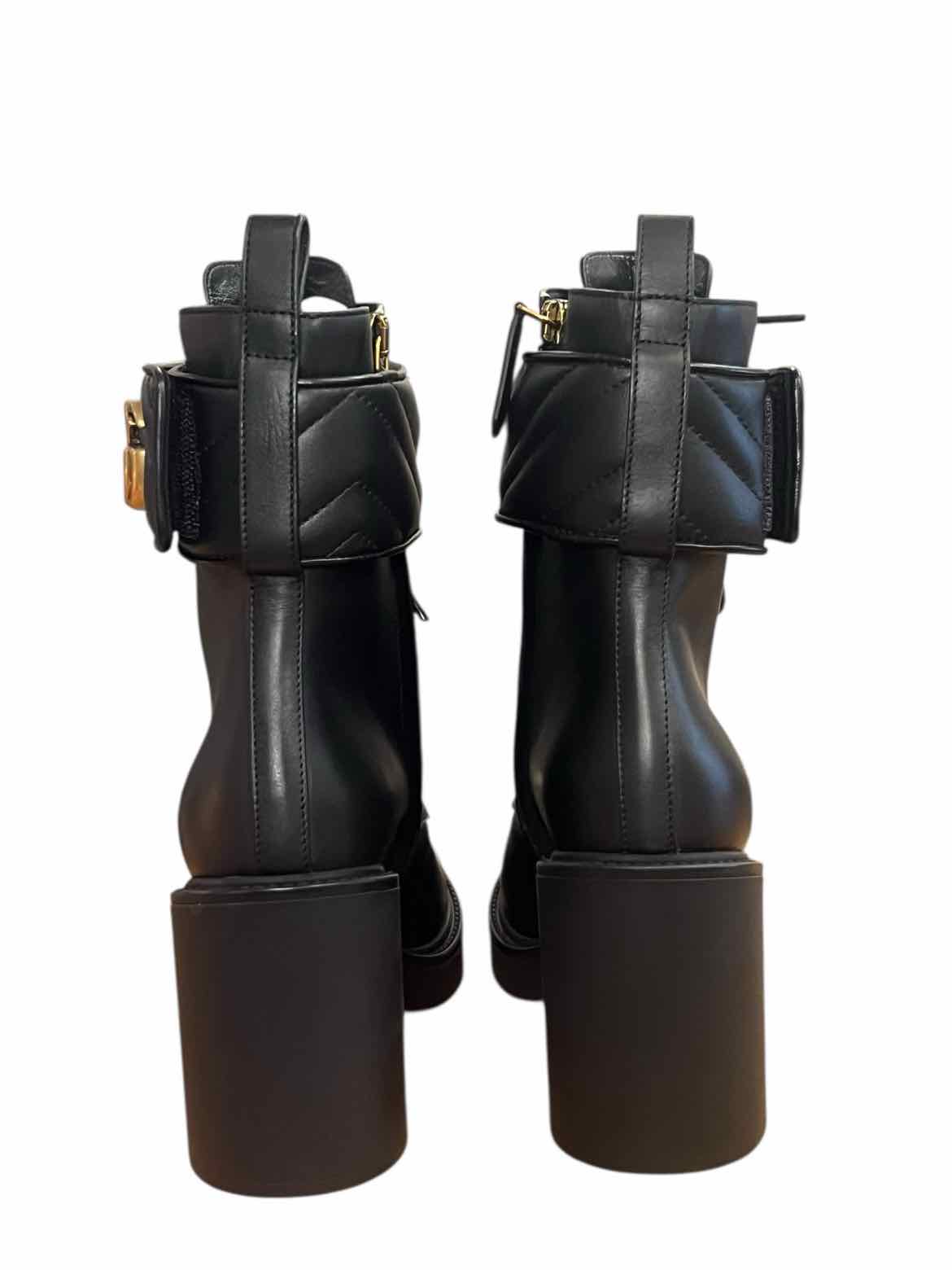 GUCCI Size 36.5 Black BOOT