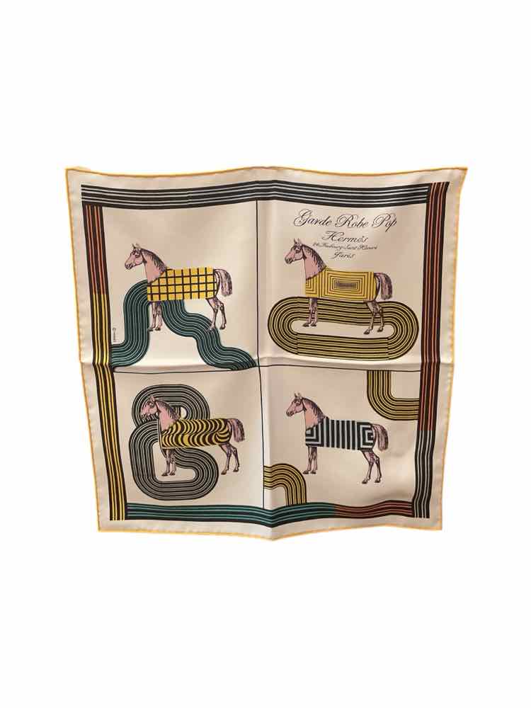 Hermes Size 45 CR/MULTI Scarf