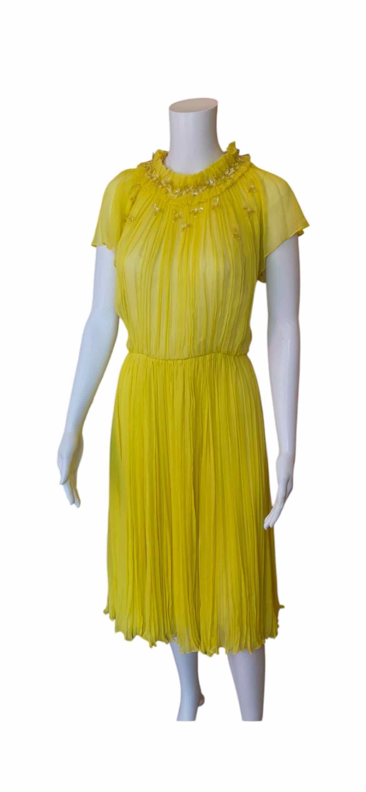 Jason Wu Collection Size 4 Yellow Dress