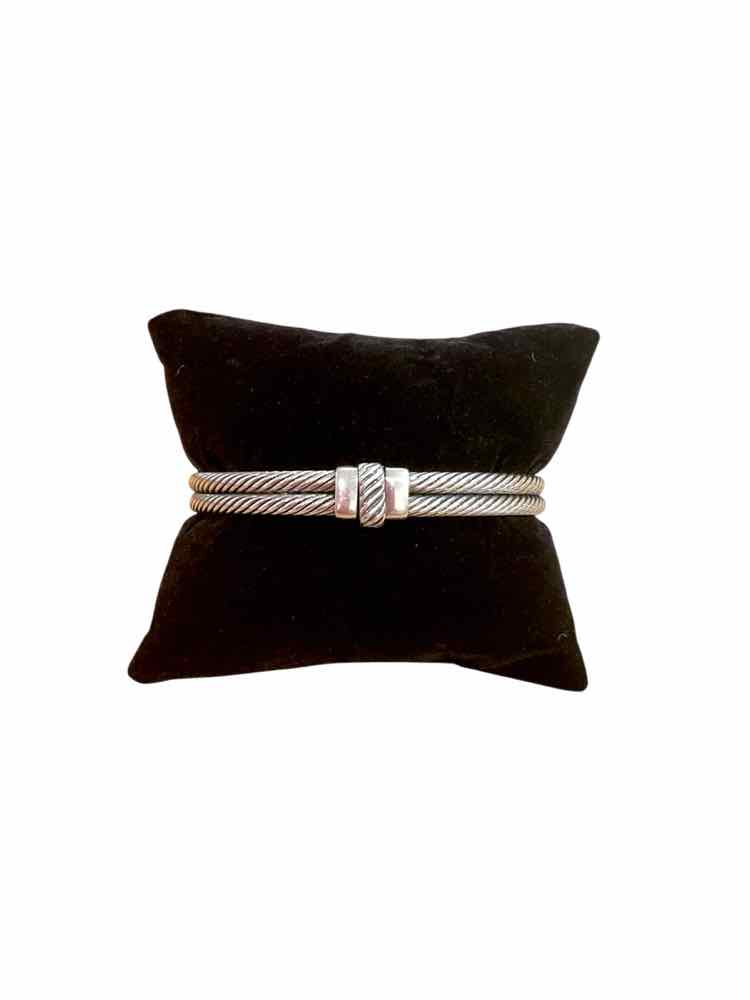 David Yurman Size Large Sterling Bracelet