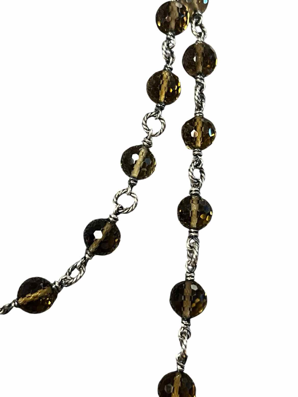 David Yurman smoky quartz/citrine Necklace