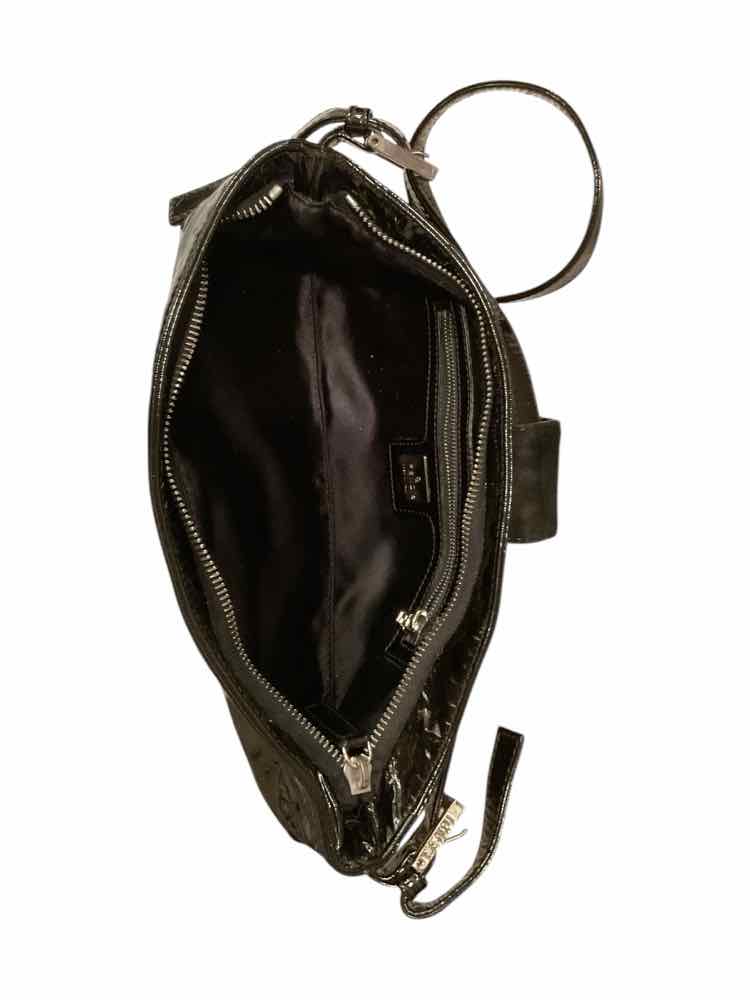 Fendi Size Long black patent Purse