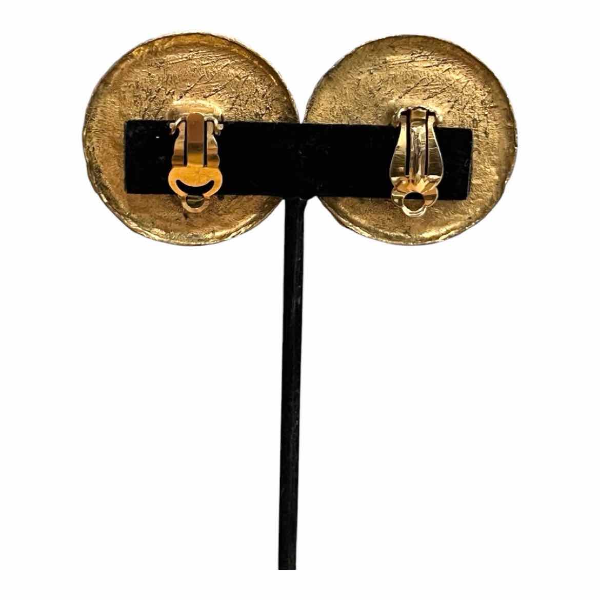 Chanel Size Large gold tone Earrings