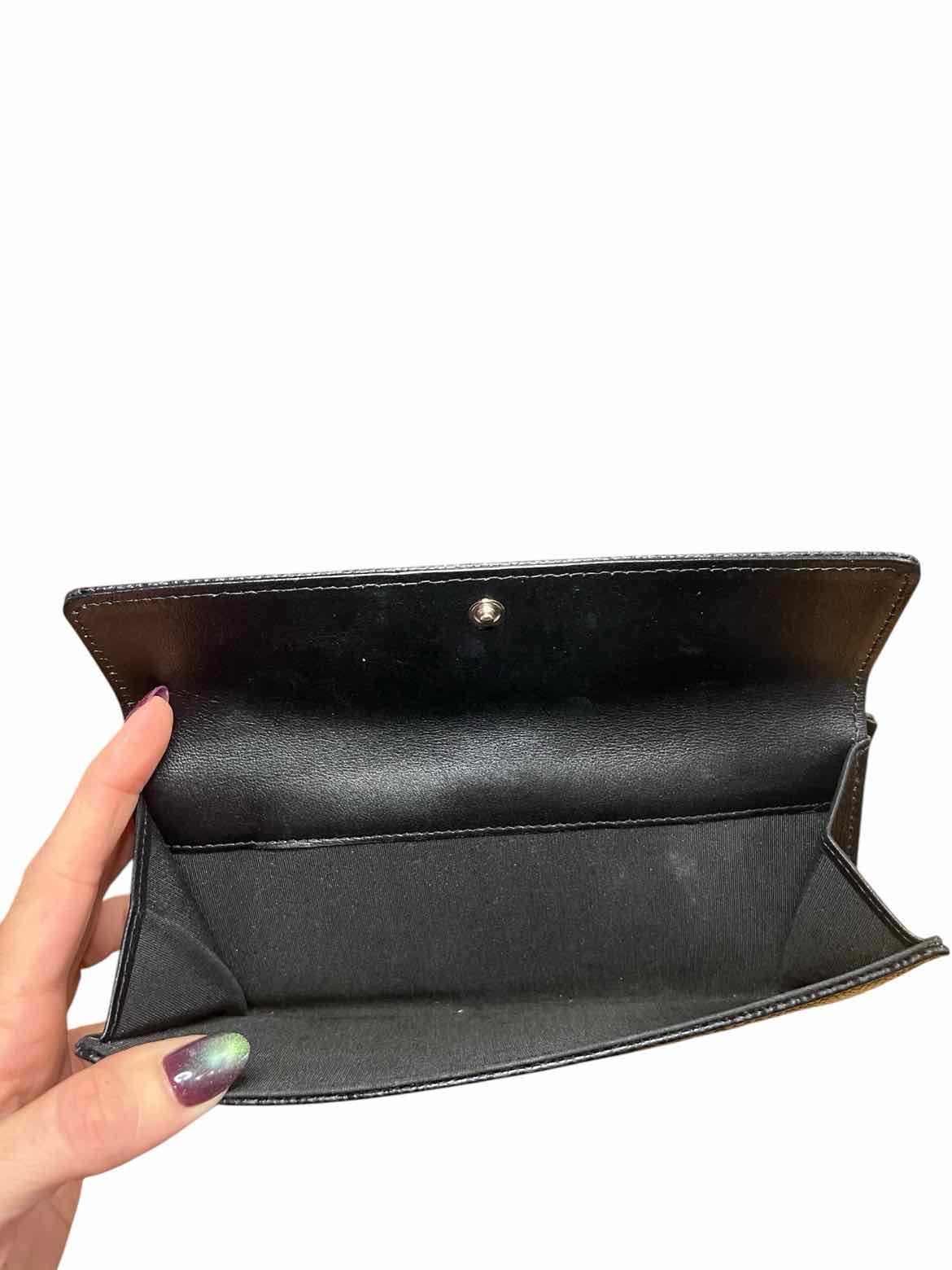 Chanel Size Long Black Timeless CC Flap Wallet