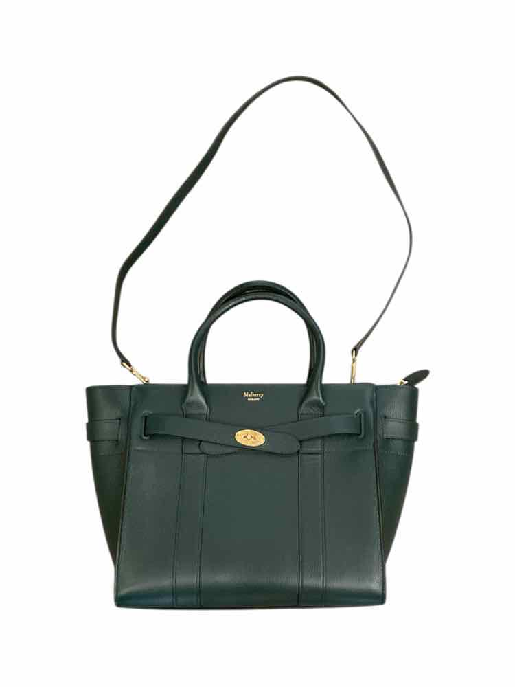 MULBERRY dark green Purse