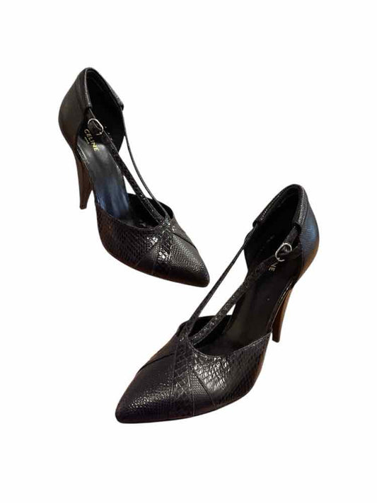 Celine Size 37.5 Black Shoes