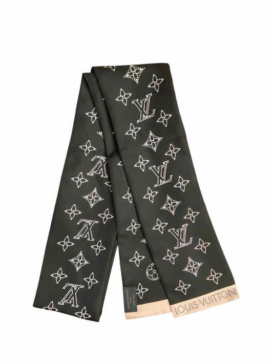 LOUIS VUITTON Size Long NAVY/PINK Scarf