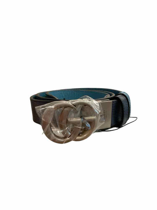 GUCCI Size 80 blk/blue Belt