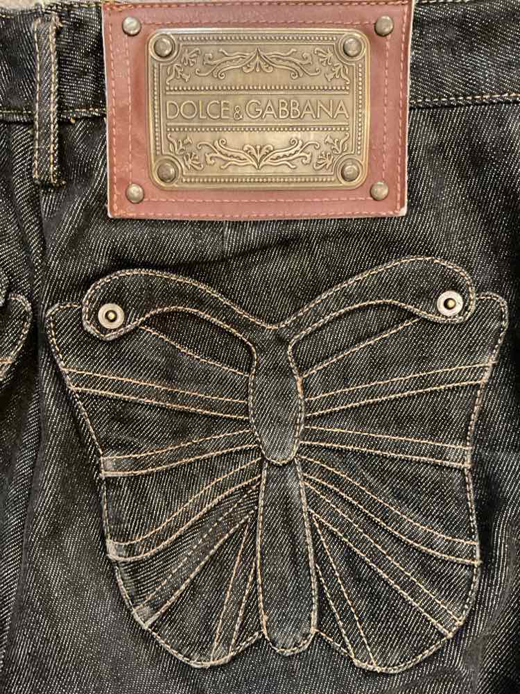 DOLCE&GABBANA Size 6 dark denim Pants