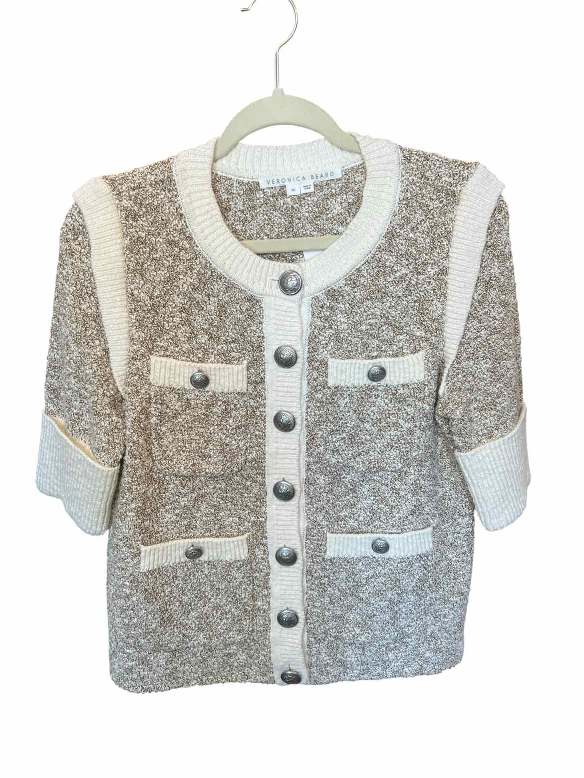 Veronica Beard Size XS WH/BRN Jacket