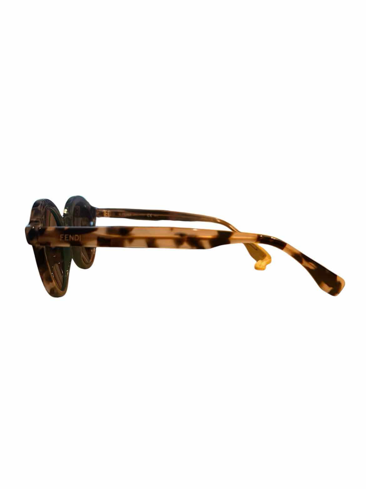 Fendi teal/brown sunglasses