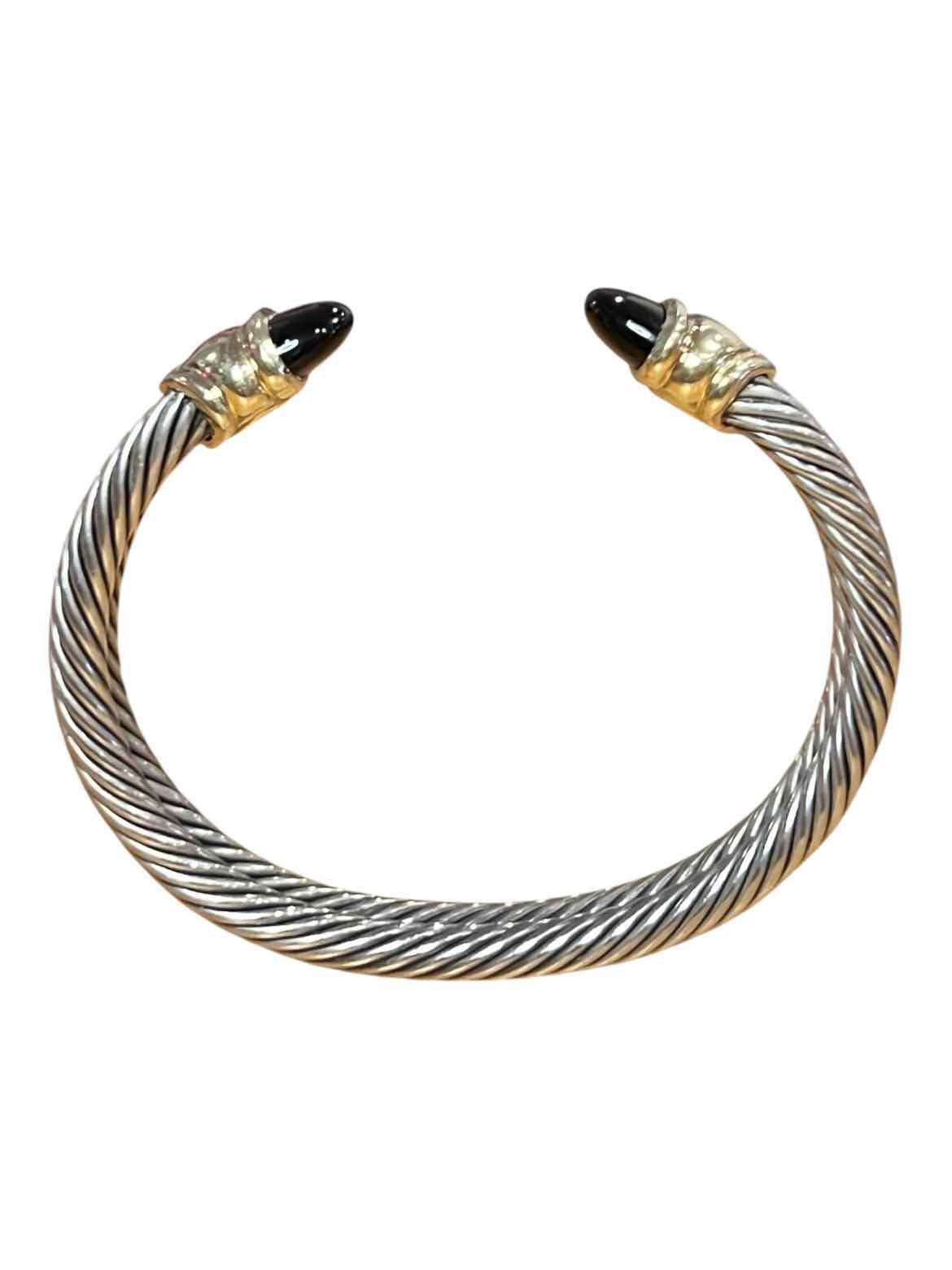 David Yurman Size Large sterling/black Bracelet