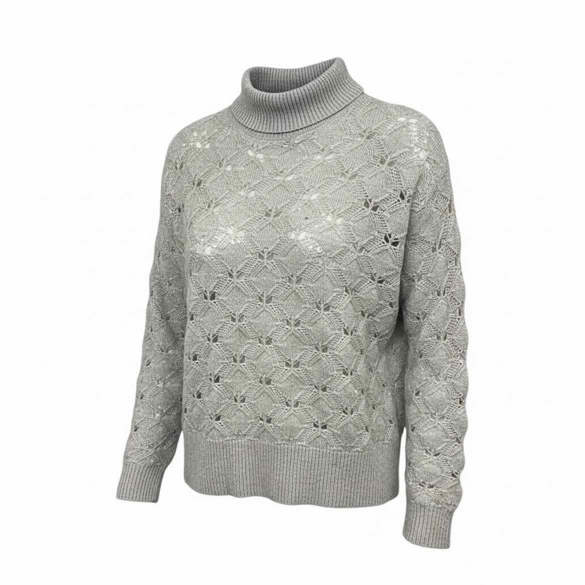 Lafayette 148 Size 1X Grey SWEATER